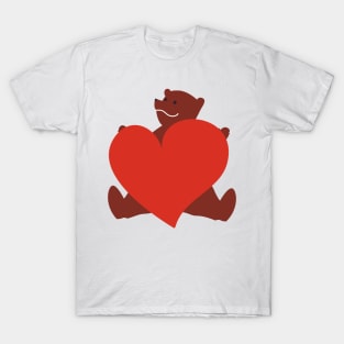 Teddy Bear & Heart T-Shirt
